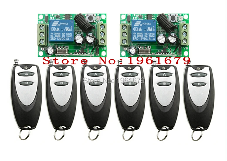 DC 12 V RF беспроводной пульт дистанционного управления Переключатель 1 channal