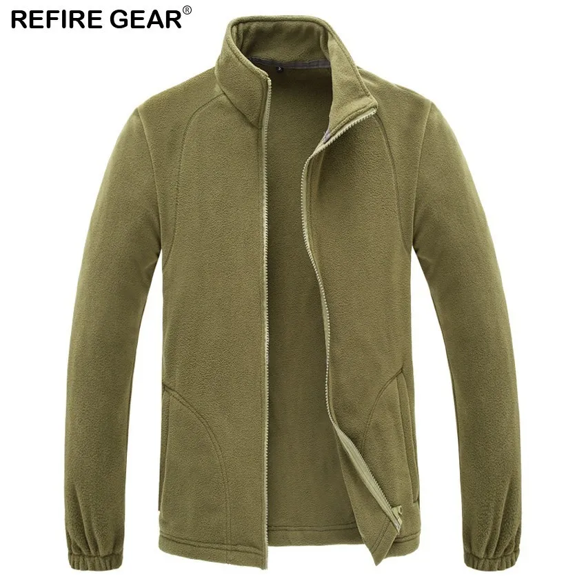 Мужская и женская зимняя флисовая куртка Refire Gear уличная спортивная теплая