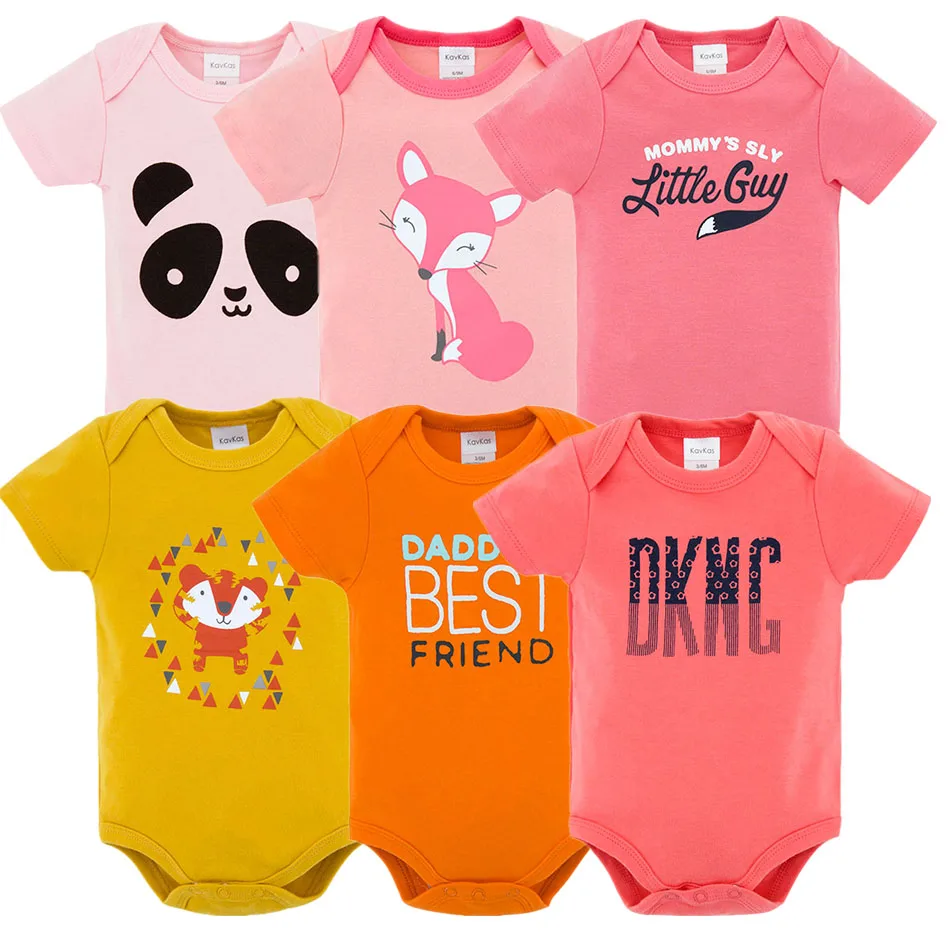 KAVKAS/летнее боди для новорожденных мальчиков хлопковые комбинезоны bebes одежда