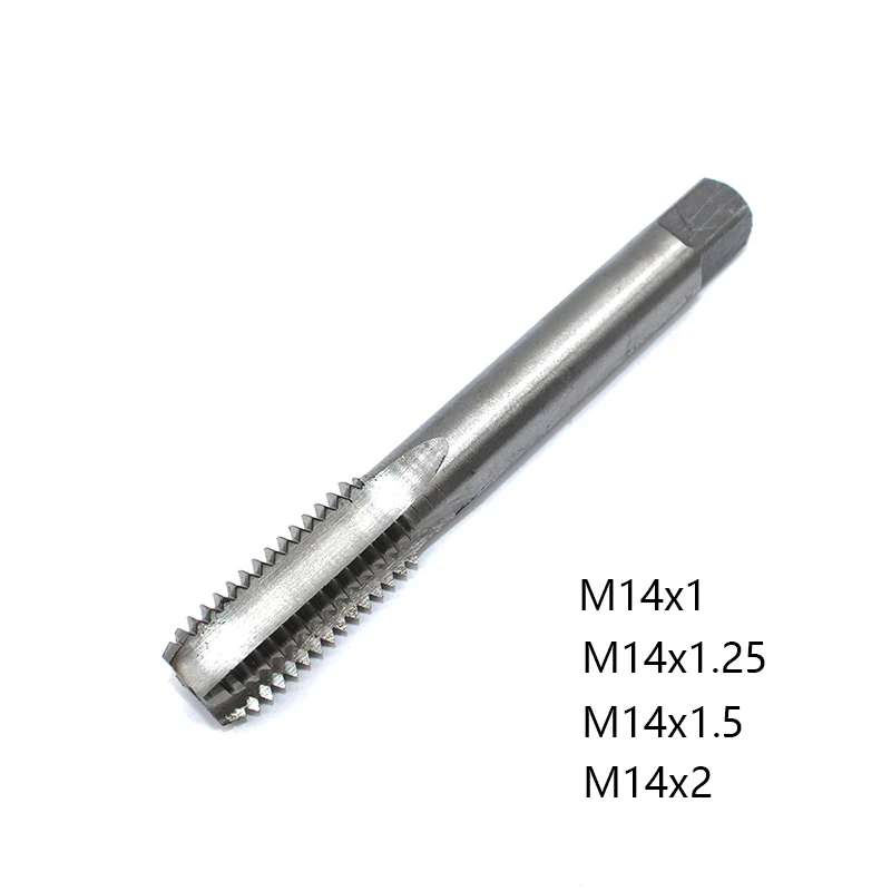 1 шт. M14 HSS коснитесь прямой флейты машина кран M14X1.25 M14X1 M14X1.5 метрическое сверло под