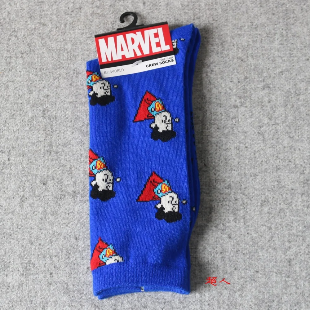 Герой комиксов Marvel General носки с героями мультфильмов Железный человек Капитан