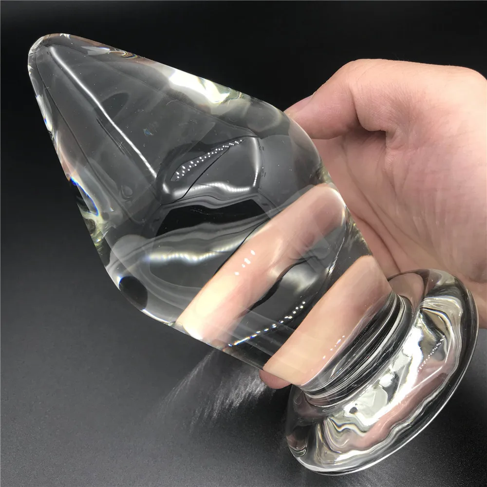 Huge Glass Crystal Butt Plug Vagina Ball Pyrex Anal Beads Dildo Male Penis Masturbator Adult Product Gay Sex toys for men | Красота и