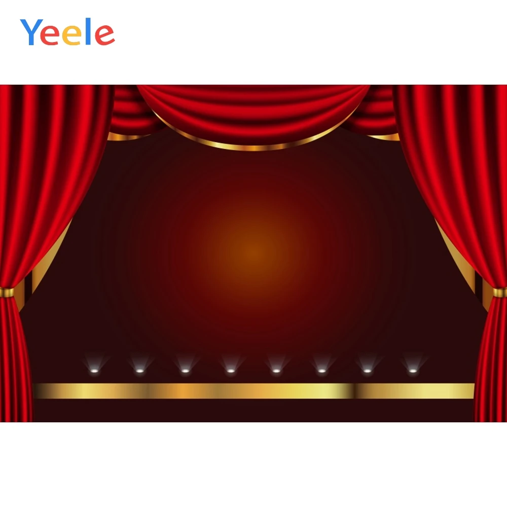 Yeele обои формальные красные встречи фон торжественный для фотосъемки