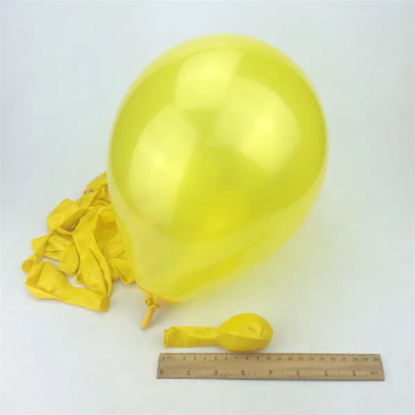 Yellow Белые воздушные шары 10 шт./лот 1,5 г жемчужные латексные воздушные шары Свадебный декор надувные воздушные шары Детские товары для дня рождения - Цвет: Yellow