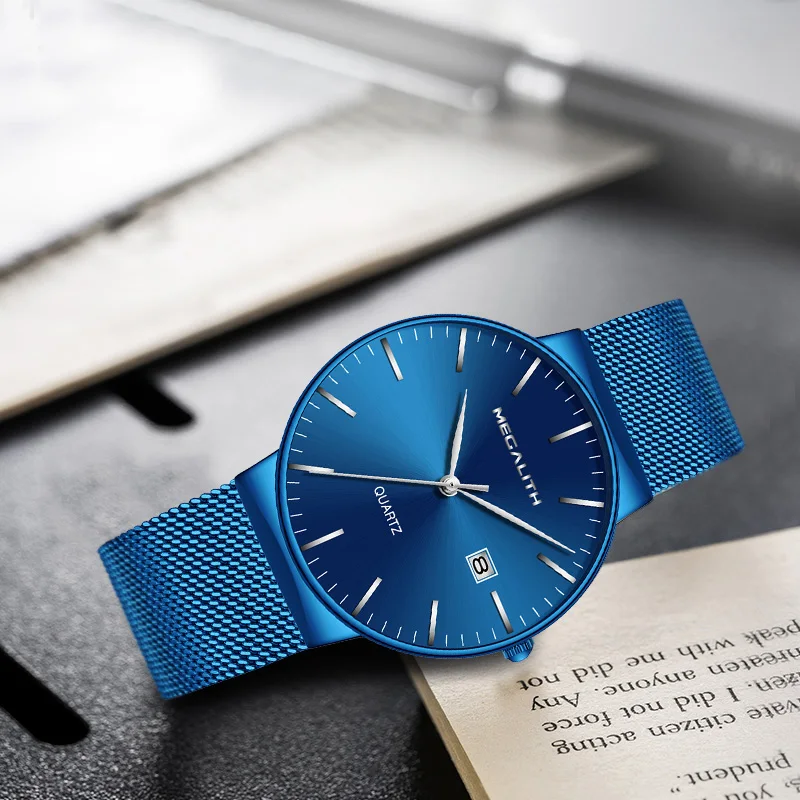 Reloj Hombre 2020 MEGALITH Модные Простые водонепроницаемые военные наручные часы Мужские