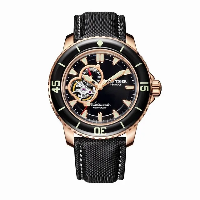 Мужские автоматические механические наручные часы Reef Tiger Aurora Serier RGA3039