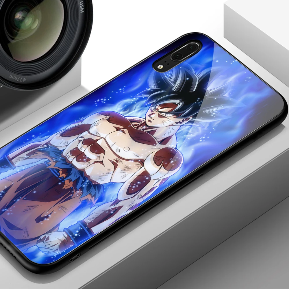 Для huawei P20 Lite чехол Супер Saiyan Dragon Ball чехол из закаленного стекла для huawei Note 10 mate 9 10 Pro P10 P20 Honor V9 V10 Play