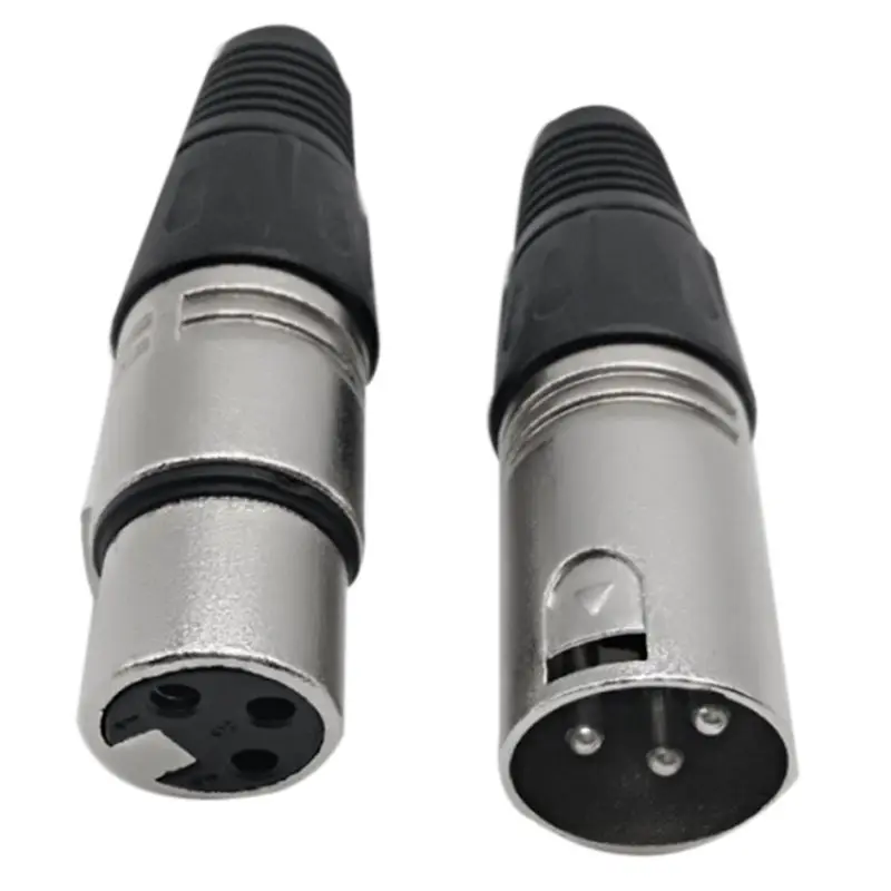 AABB-штекер/гнездо XLR Jack 3 Pin микрофон аудио разъем (5 пар) | Электроника