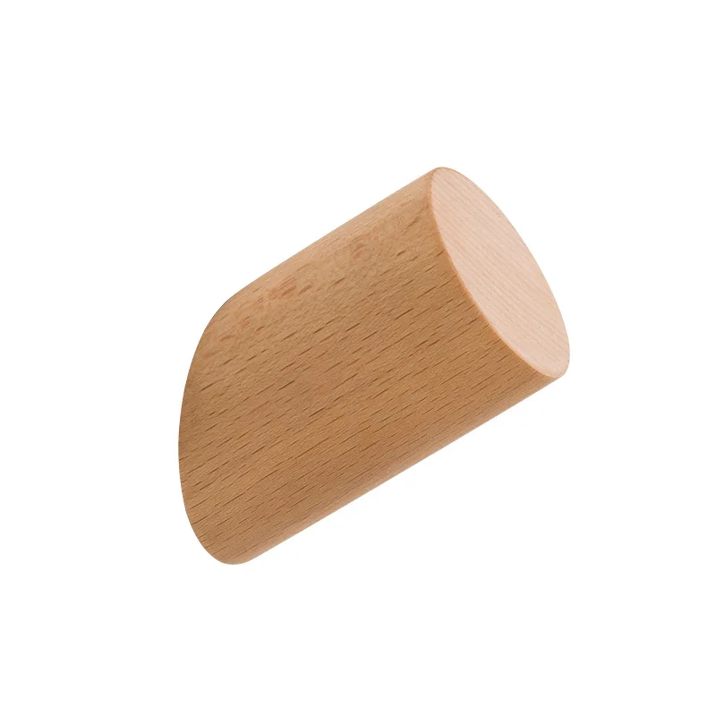 Style 3 Beige Бесшовные липкие вешалки настенные двери деревянный крюк Держатель для подвешивания пальто одежда шляпа полотенце - Цвет: Style 3 Beige