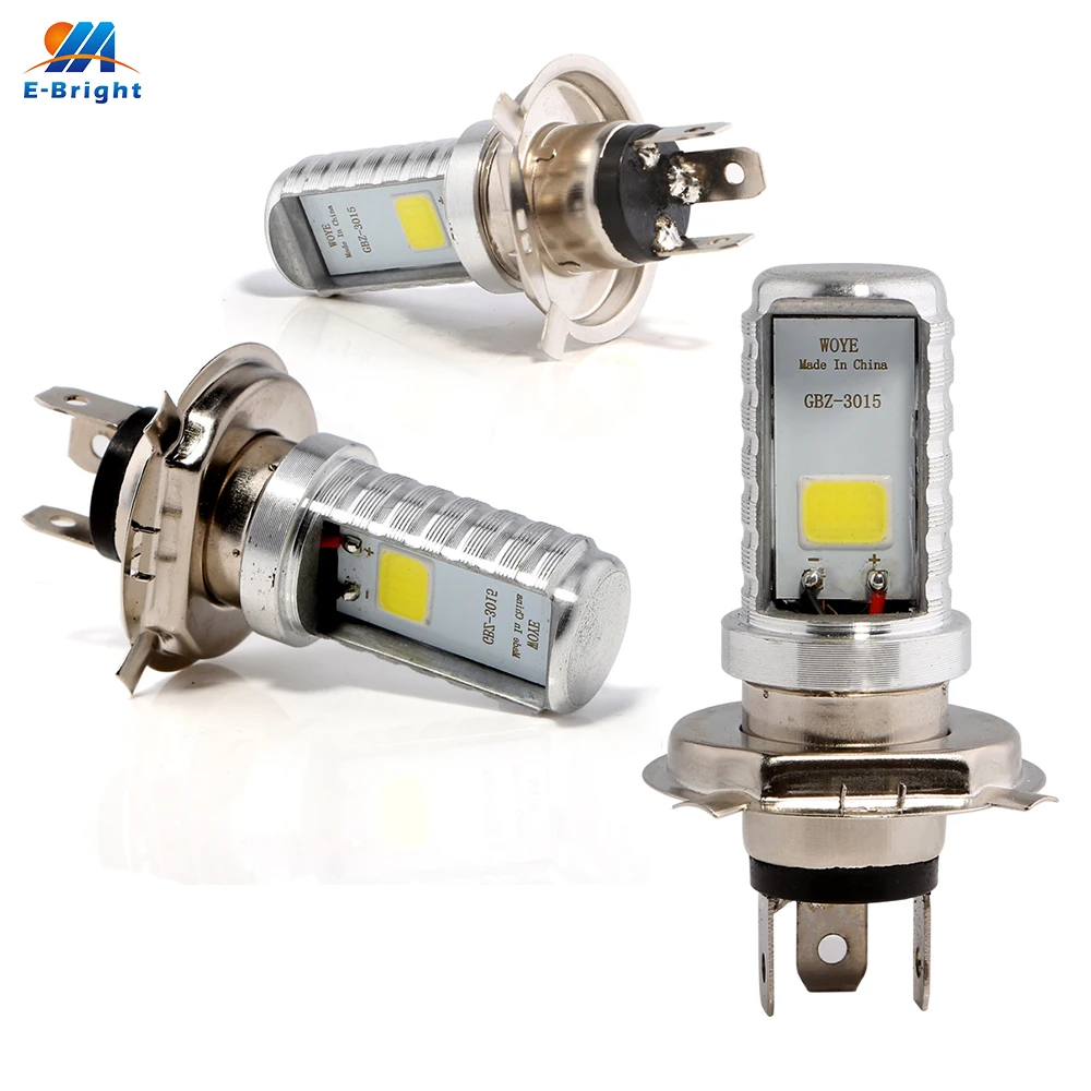 YM E Bright 2 шт. 9 80 в H4 COB фара двигателя 12 Вт 900LM Автомобильная универсальные