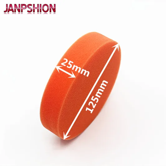 JANPSHION 20 шт. 125 мм грубая полировка полировки колодки 5 &quotплоская губка полировщик