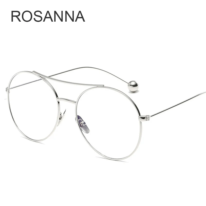 Женские солнцезащитные очки с прозрачными линзами ROSANNA Овальные Солнцезащитные