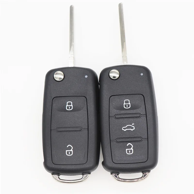 Чехол для автомобильного ключа AUTEWODE корпус VW VOLKSWAGEN Tiguan Golf Sagitar Polo MK6 fob 1 шт.|Ключ от