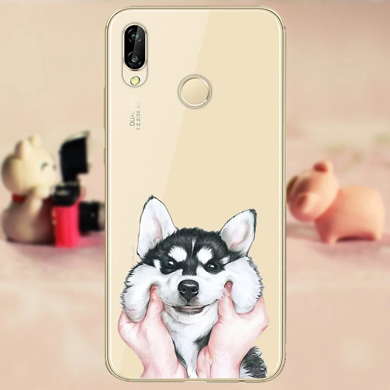 Прозрачный чехол для Huawei NOVA 3 силиконовый Nova 3i P Smart Plus 2018 мягкий бампер из ТПУ Nova3 6