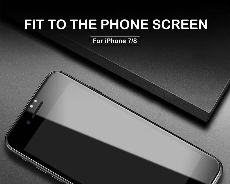 15D закругленные края Полное покрытие экрана протектор стекло на iPhone 7 8 6 6s Plus закаленное стекло для iPhone 6 6s Plus стеклянная пленка