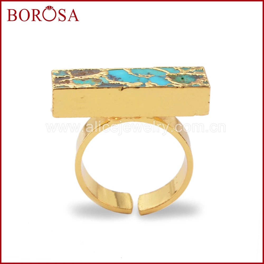 BOROSA 5/10 шт. золотого цвета натуральная медь стандартные украшения для женщин