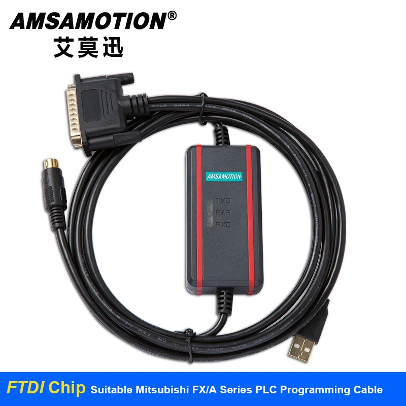 USB SC09 подходит Mitsubishi FX/ПЛК серии Кабель для программирования USBSC09 FTDI Тип Высокое