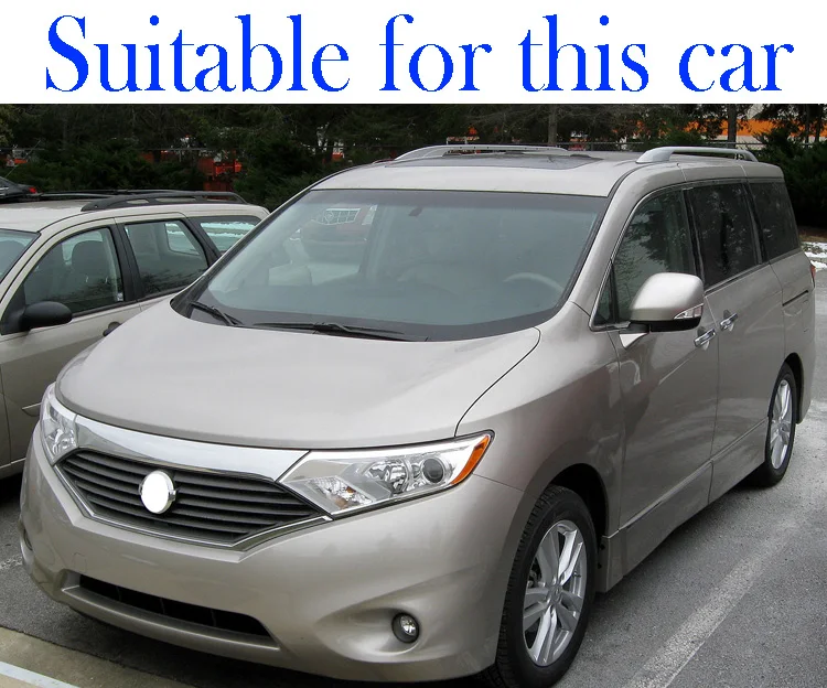 Для Nissan Quest RE52 2011-2017 Пластик внешний козырек Vent Оттенки окна Защита от солнца