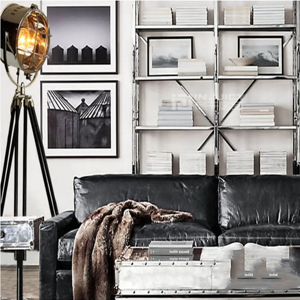 Скандинавский Лофт промышленная винтажная Напольная Лампа для штатива Ретро