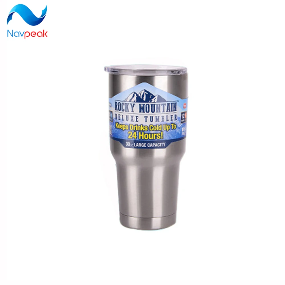 1 шт. 304 нержавеющая сталь 30 унций Изолированная Вакуумная чашка стакан кружка для