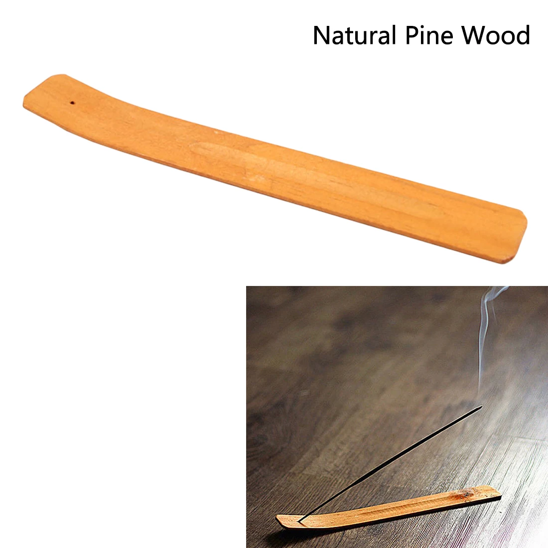 

1pcs Wooden Incense Stick Holder Ash Catcher Natural Incense Burner Holder for Home Decoration Incense Holder Home Decoration