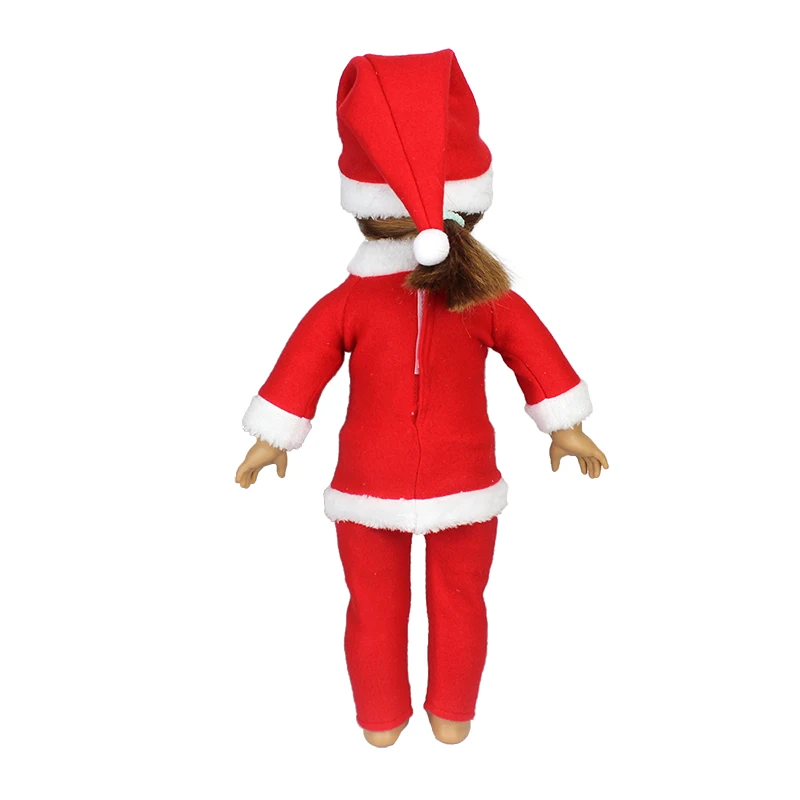 3 шт. В 1 мода Рождественский Костюм Для 18 Дюймов American Girl Куклы Куклы|18 inch doll clothes|doll
