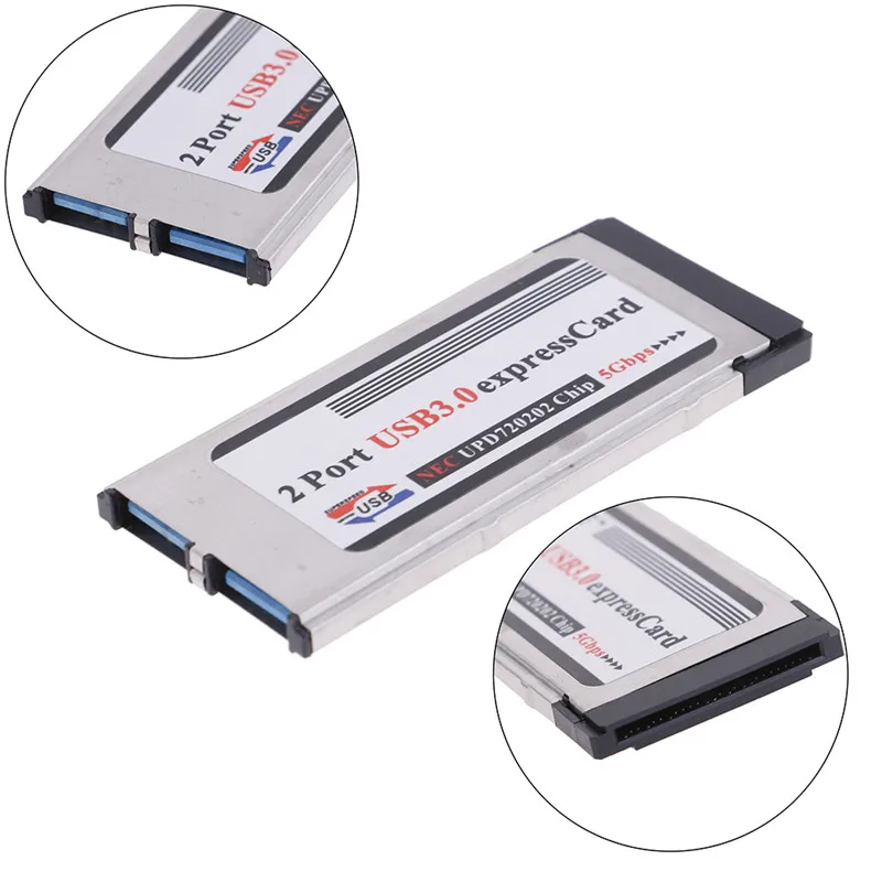 2 порта USB 3 0 Express Card 34 мм слот PCMCIA конвертер скрытый адаптер для ноутбука|Платы
