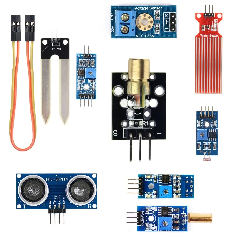 22-в-1 Сенсор модуль Наборы для Arduino Сенсор Raspberry Pi IoT обучения для начинающих Starter Kit(Учебное пособие в комплекте