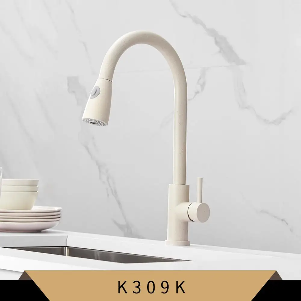Pull Tap SOGNARE выдвижной кухонный кран, смеситель для горячей и холодной воды, кухонный кран, фильтрованный водопроводный кран для кухонной раковины, кран и кухонный кран Ro 1/4 - Цвет: Pull Tap