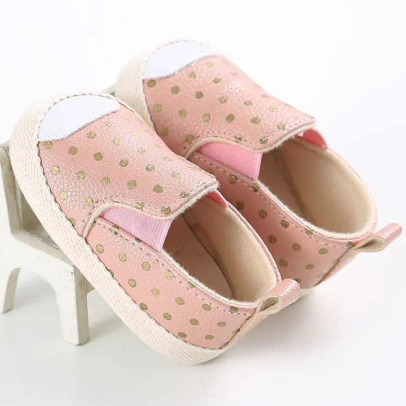 Новинка 2017 г. милая кожаная обувь с мягкой подошвой для малышей на весну и осень