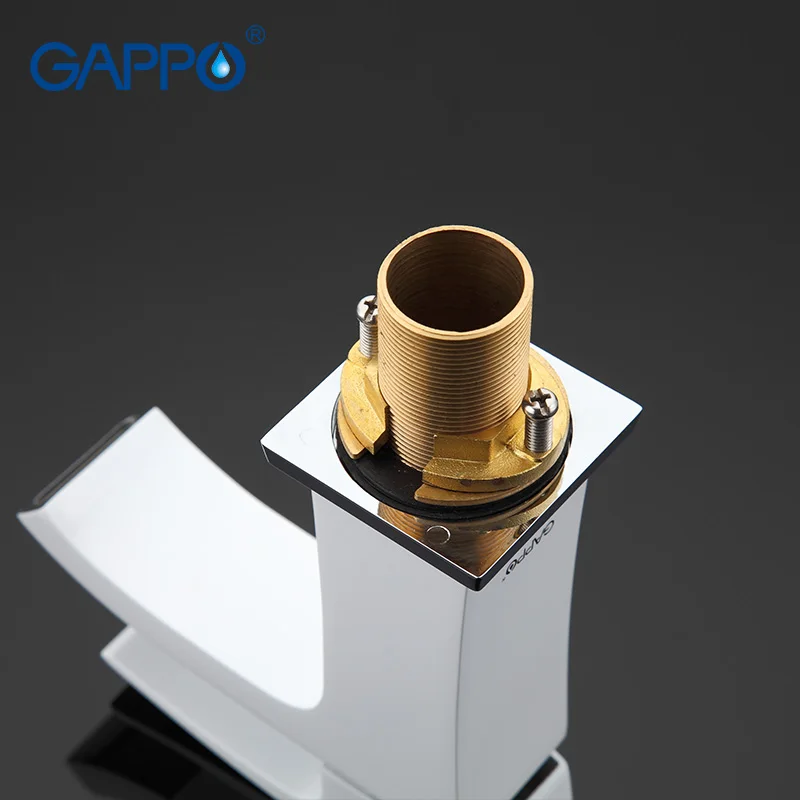 GAPPO белый смеситель для раковины ванной комнаты смесители хромированные