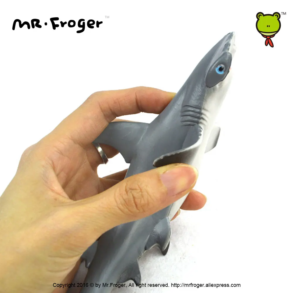 Mr. Froger Гладкий Молот Акула сфирна Zygaena водные создания игрушечные дикие животные