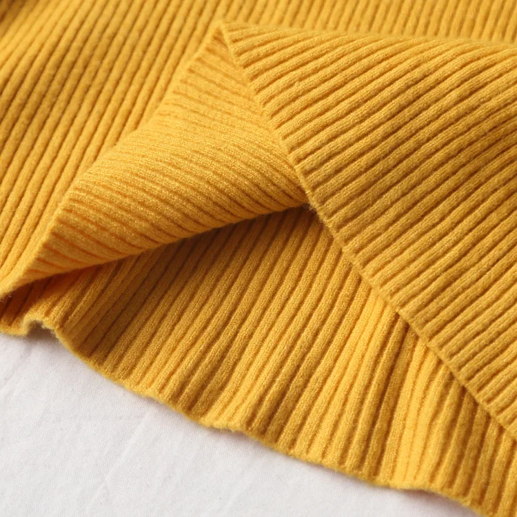 Осенне-зимние с v-образным вырезом Однотонный свитер Для женщин Тощий Эластичный