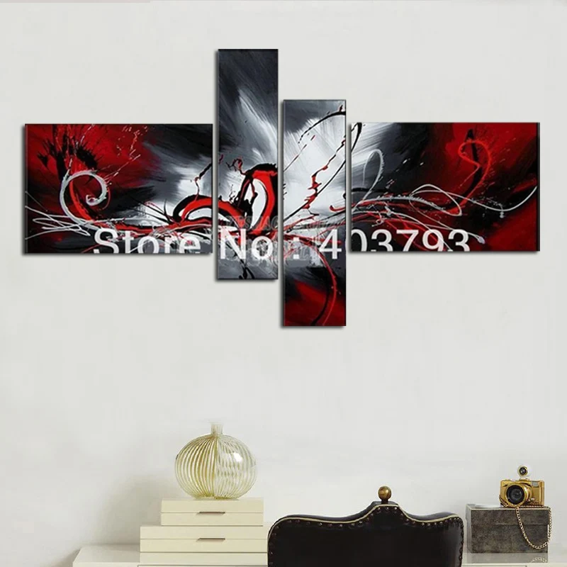 Современная Абстрактная масляная живопись на холсте огромное настенное