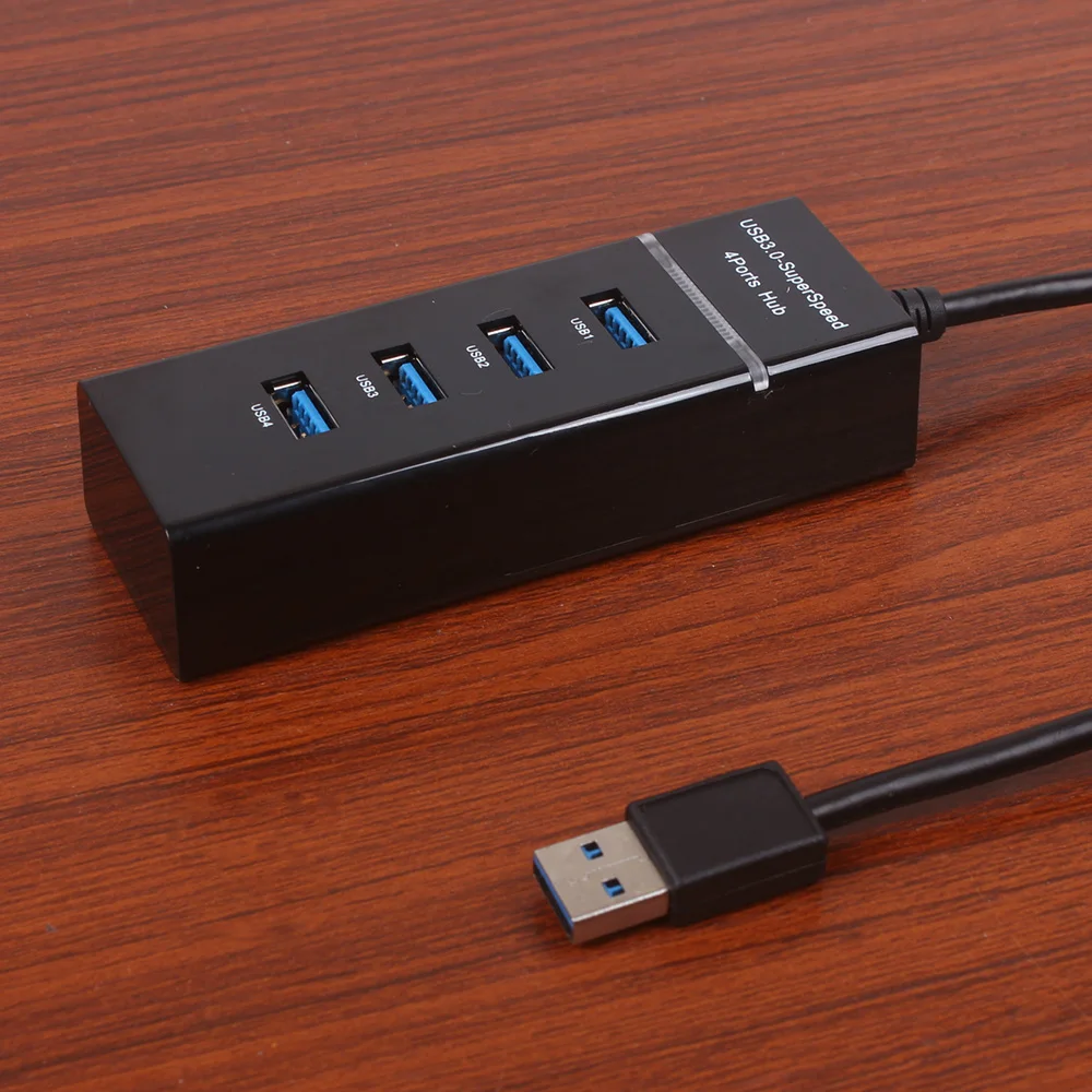 Высокоскоростной мульти 4 порта USB 3 0 концентратор разветвитель гнездо