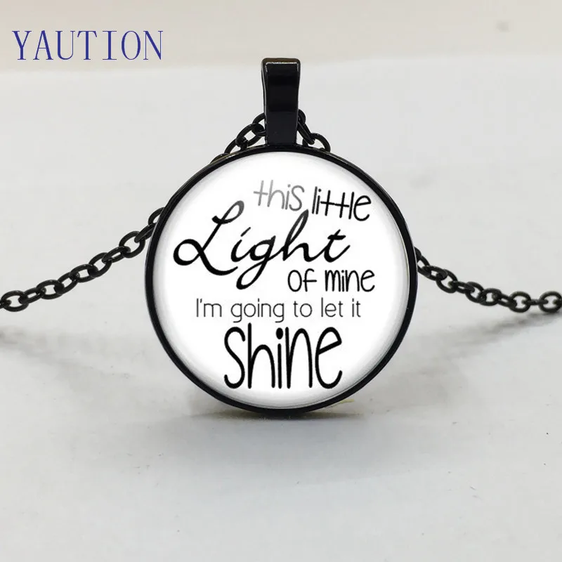 Это маленькое ожерелье с надписью Light of Mine христианские песни каникулы