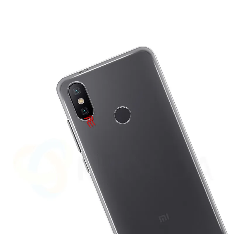 Coque для Xiaomi Redmi 6 Pro Чехол Nature TPU Мягкая обложка Crystal Case Ясно Мягкий кожаный чехол Sl |