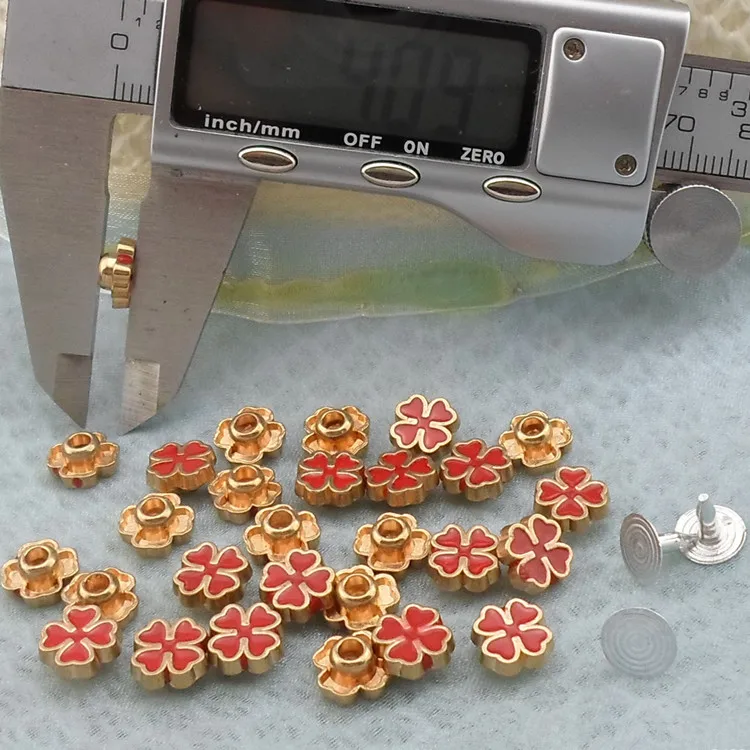Новый 50 компл./упак. 8 5 см * 4 diy золотые шпильки и шипы для одежды Медь 3 цвета Клевер