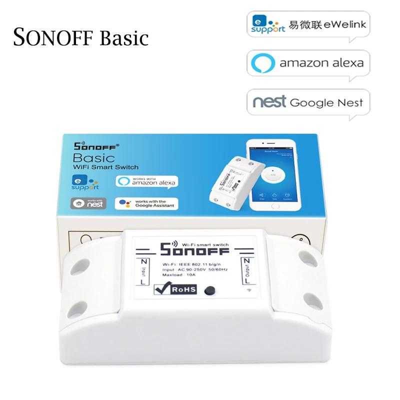 Умный Wi-Fi выключатель Sonoff с поддержкой Alexa | Обустройство дома