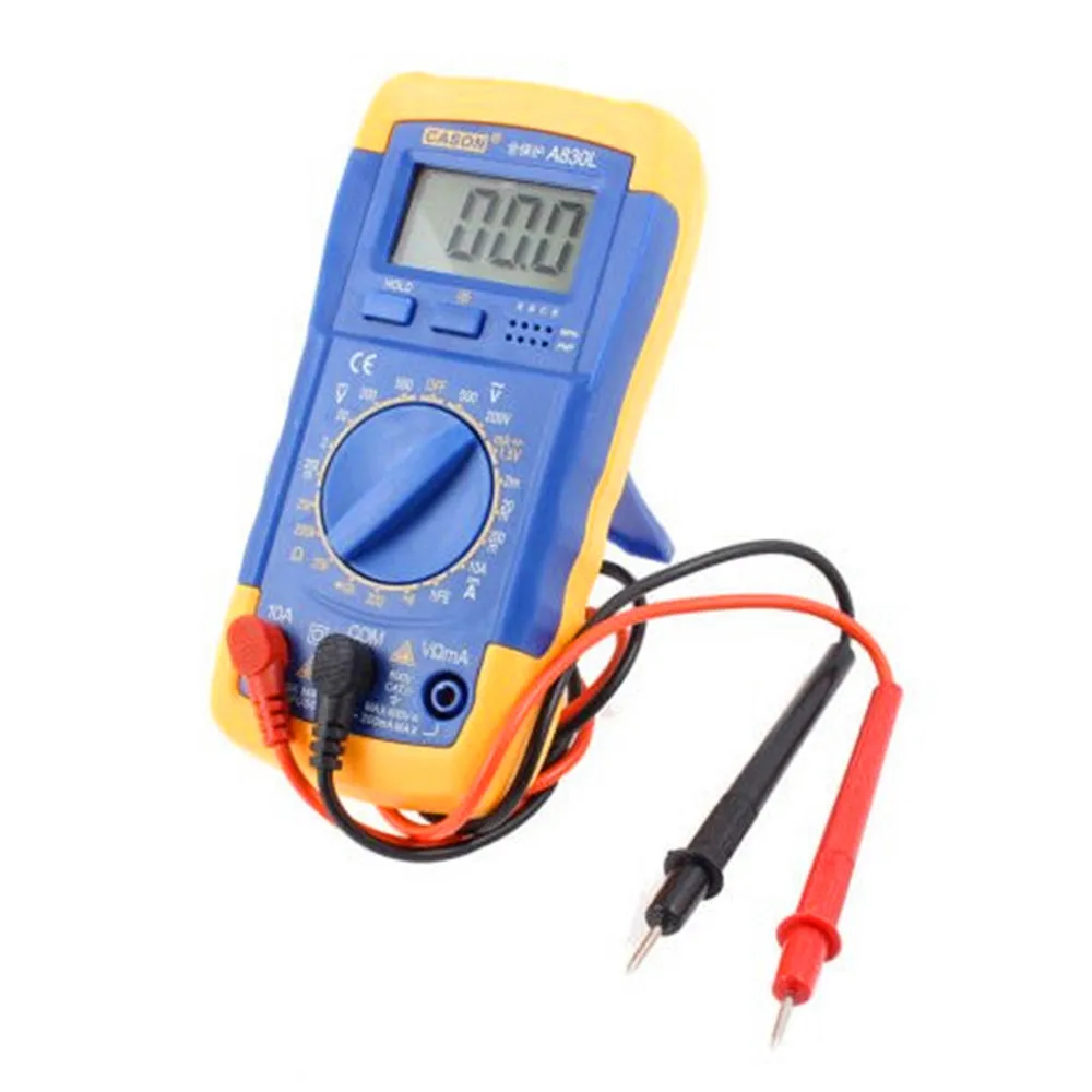 

1 Pc Voltmeter Ammeter Frequency LCD Digital Multitester AC/DC Blue Yellow