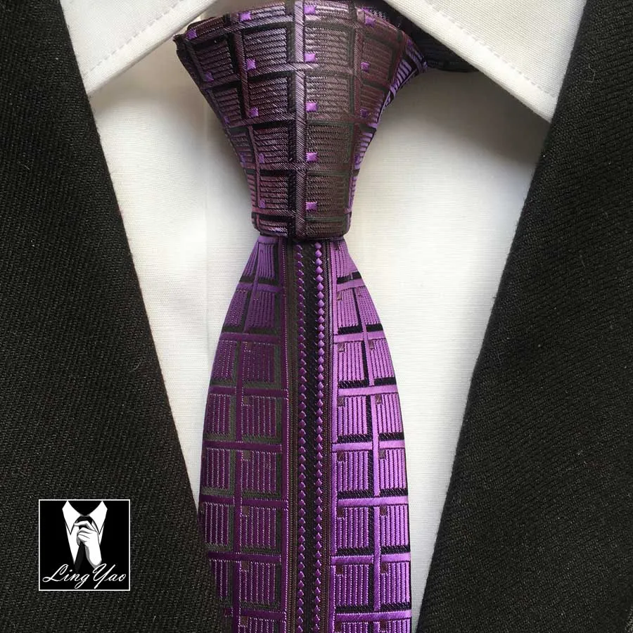 Дизайнерские облегающие Галстуки черного цвета с героями мультфильмов высокое