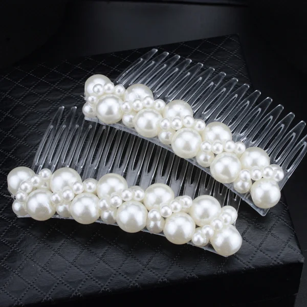 Гребень для волос с жемчугом Женский элегантный свадебный аксессуар невесты и