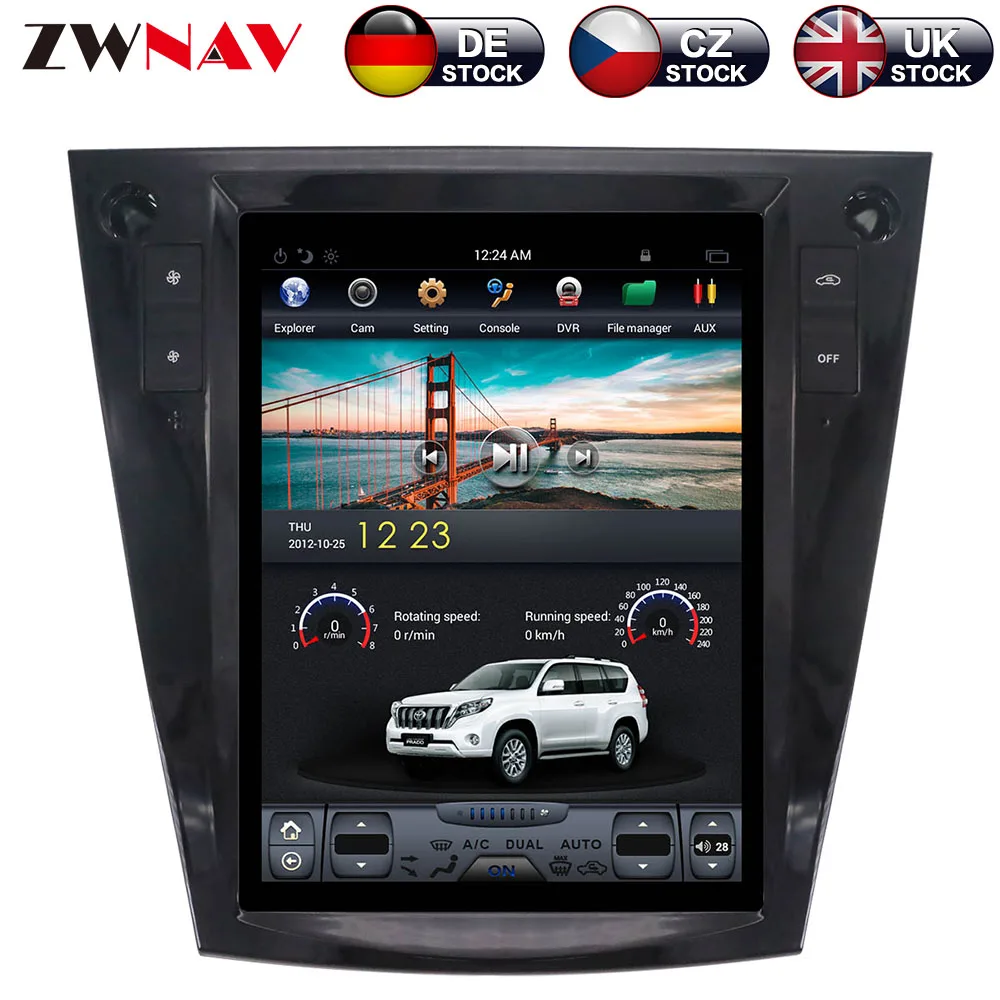 ZWNVA Тесла стиль ISP экран Android 7,1 без DVD плеер gps навигация Радио экран для Subaru Forester 2013