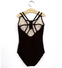 Гимнастический купальник из спандекса для взрослых, танцевальные комбинезоны, сексуальные балетные трико с открытой спиной для женщин, для гимнастики