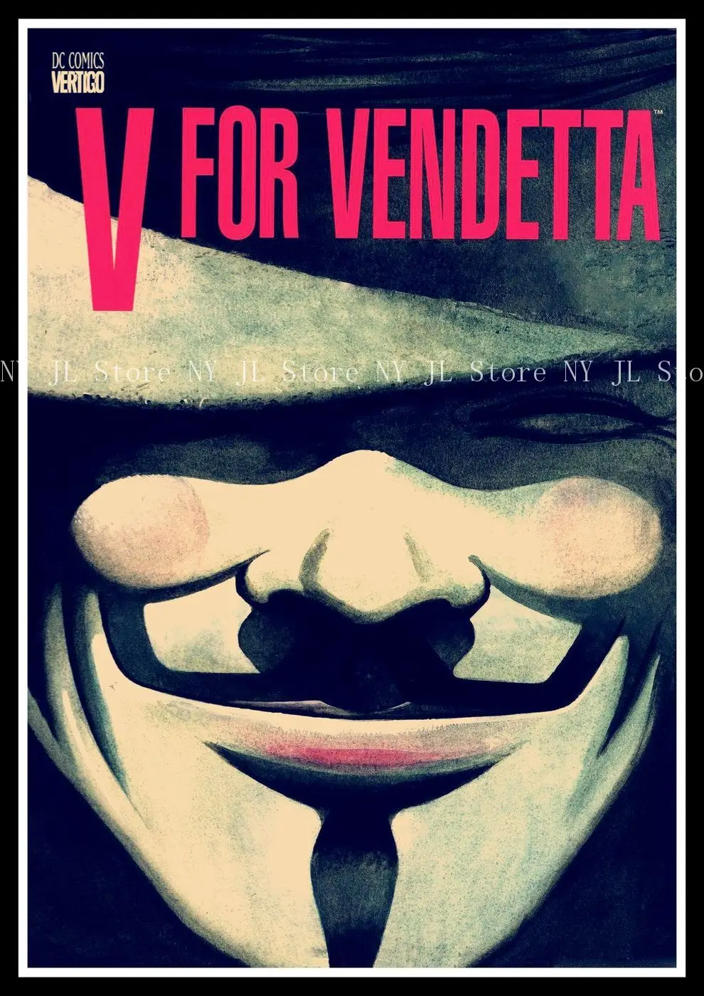 Винтажный Ретро декоративный каркас V для Вендетта плакаты на стену подарок