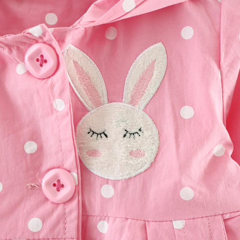 Детское хлопковое пальто принцессы демисезонная ветровка для маленьких девочек