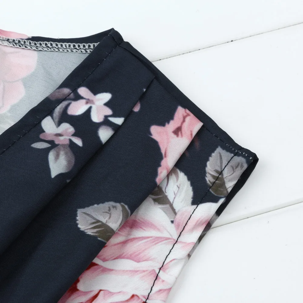 Женское платье летнее Короткое мини-платье с открытыми плечами и цветочным