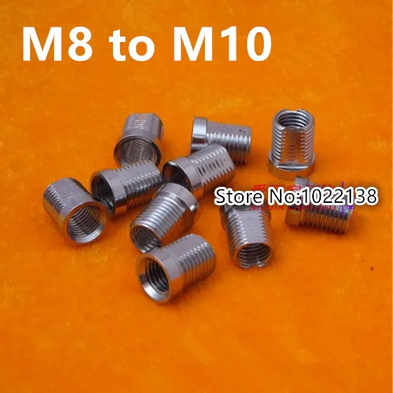10 шт. переходник для наружных зубьев М8 м10|m10 connector|chrome rod |