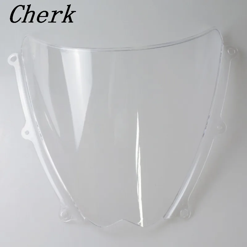 

Лобовое стекло для Suzuki GSXR 1000 K7 2007-2008, новый прозрачный экран с двойным пузырьком для мотоцикла, обтекатель, ветровой экран для Suzuki GSXR 1000, K7 ...