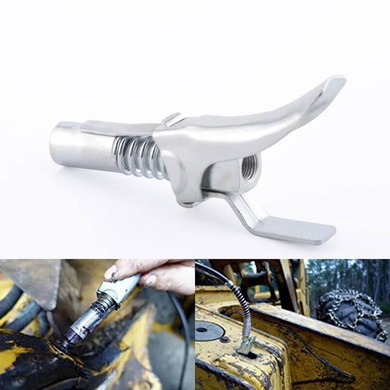 

Сверхмощная БЫСТРОРАЗЪЕМНАЯ муфта для смазочного пистолета, насадка для смазочного пистолета, двойная ручка, самоблокирующаяся насадка дл...